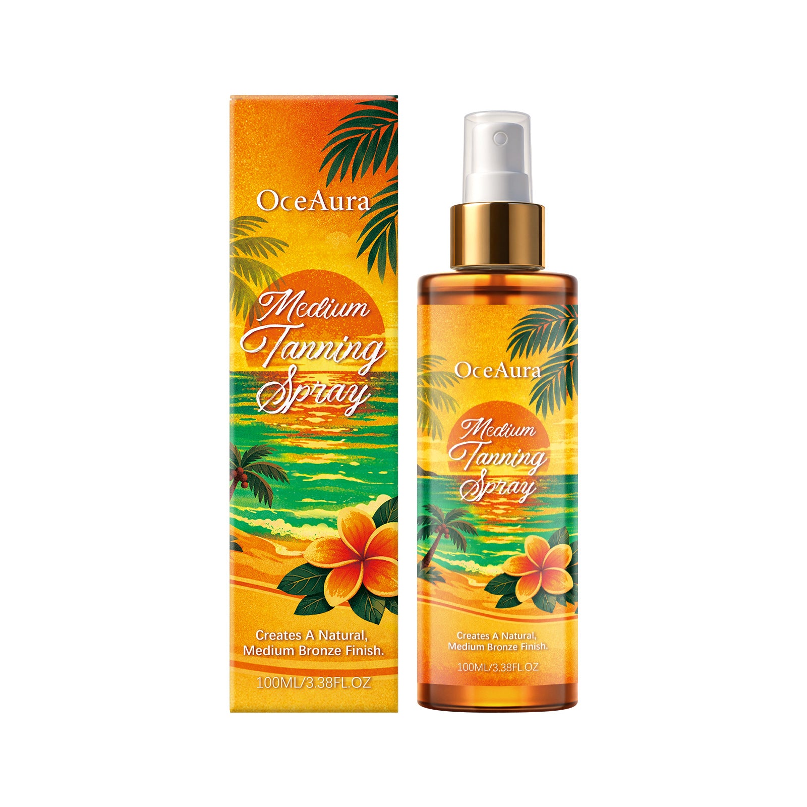 Even-Toning Darkening Spray For Summer Outdoor Use To Enhance Tanning