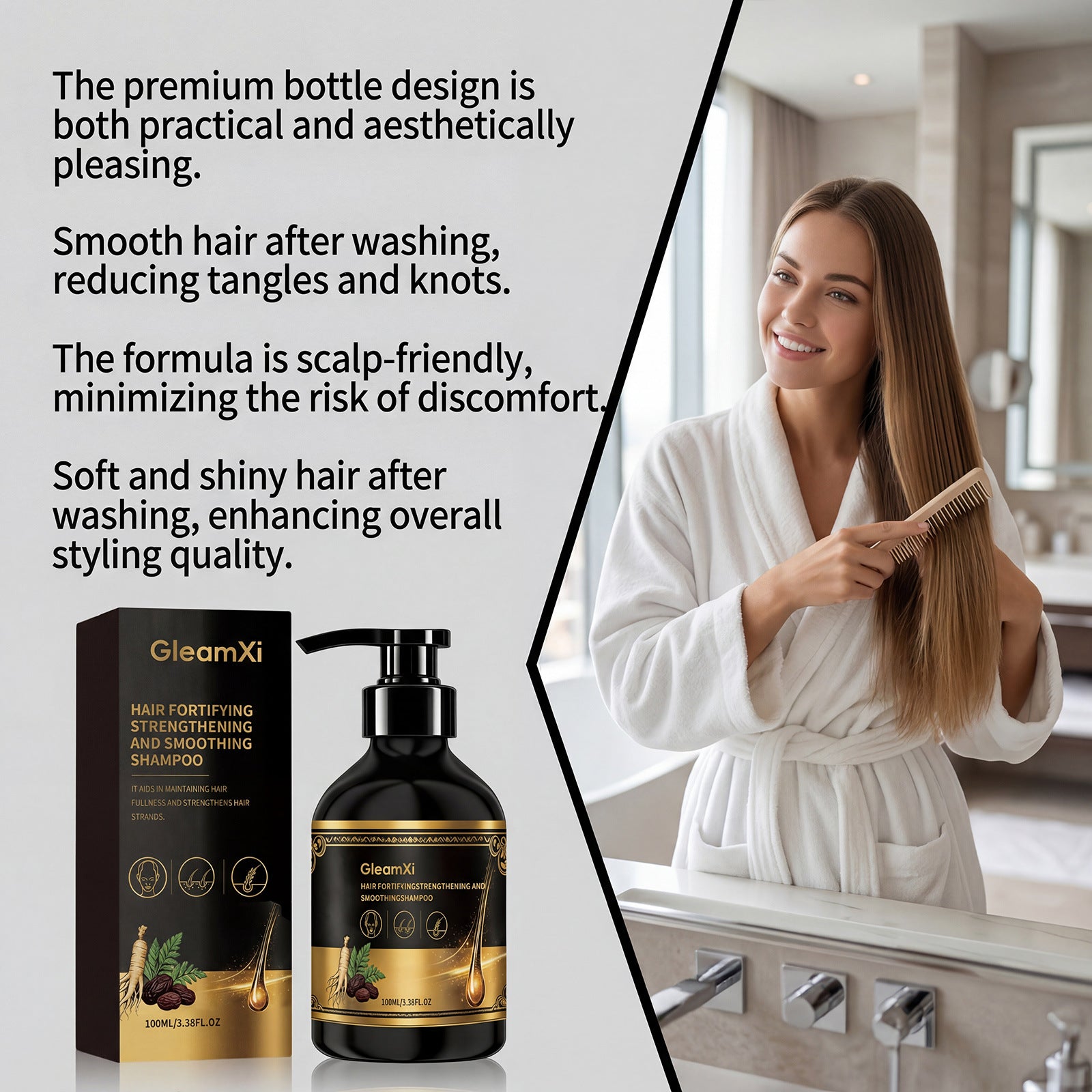 Oil-removing Volumizing Hair Root Care Shampoo