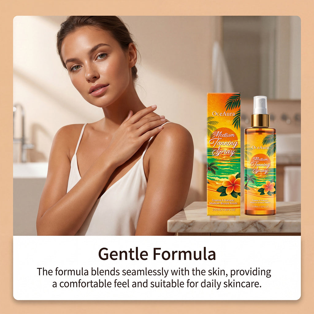 Even-Toning Darkening Spray For Summer Outdoor Use To Enhance Tanning