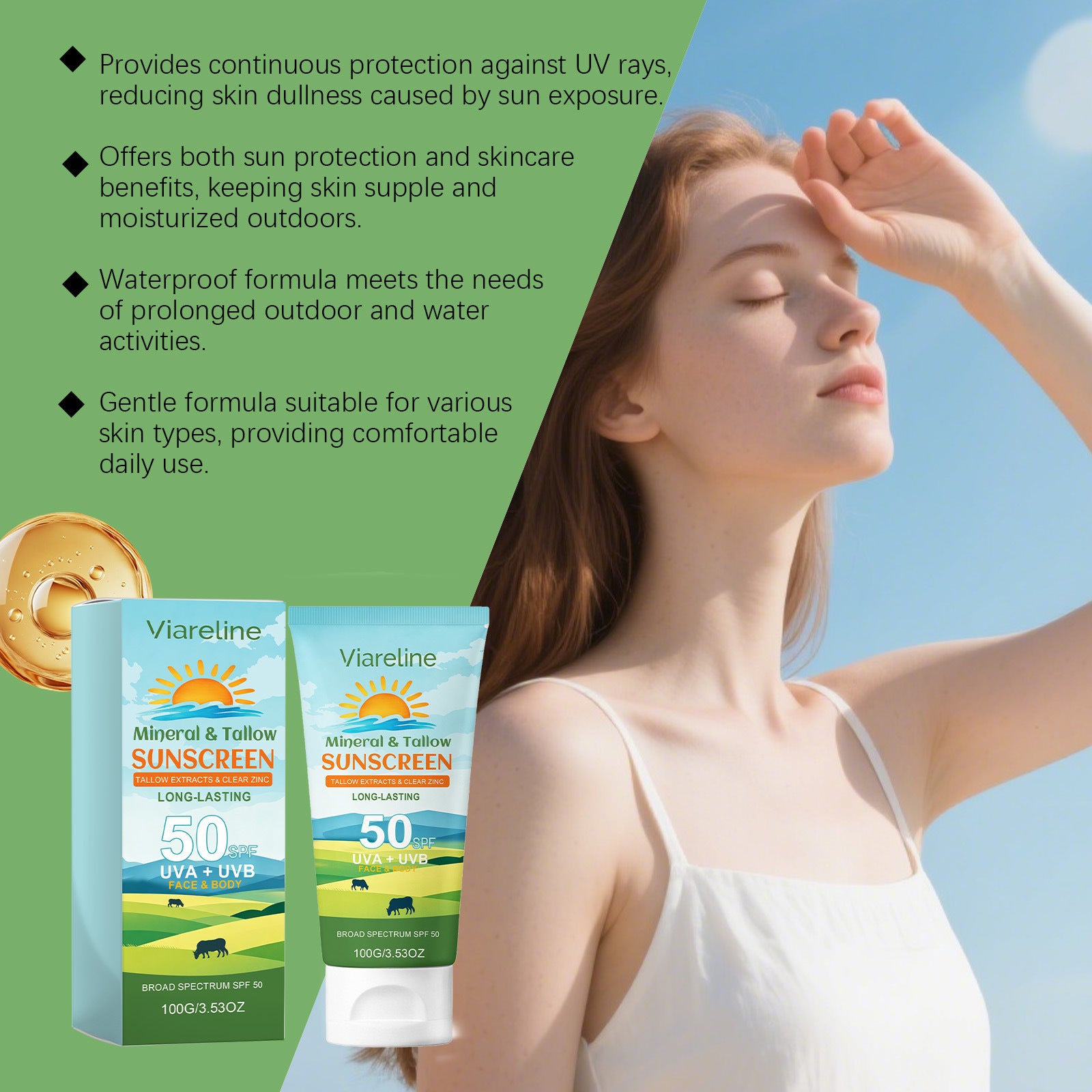 Gentle Nourishing Body & Skin Shea Butter Moisturizing Protective Cream