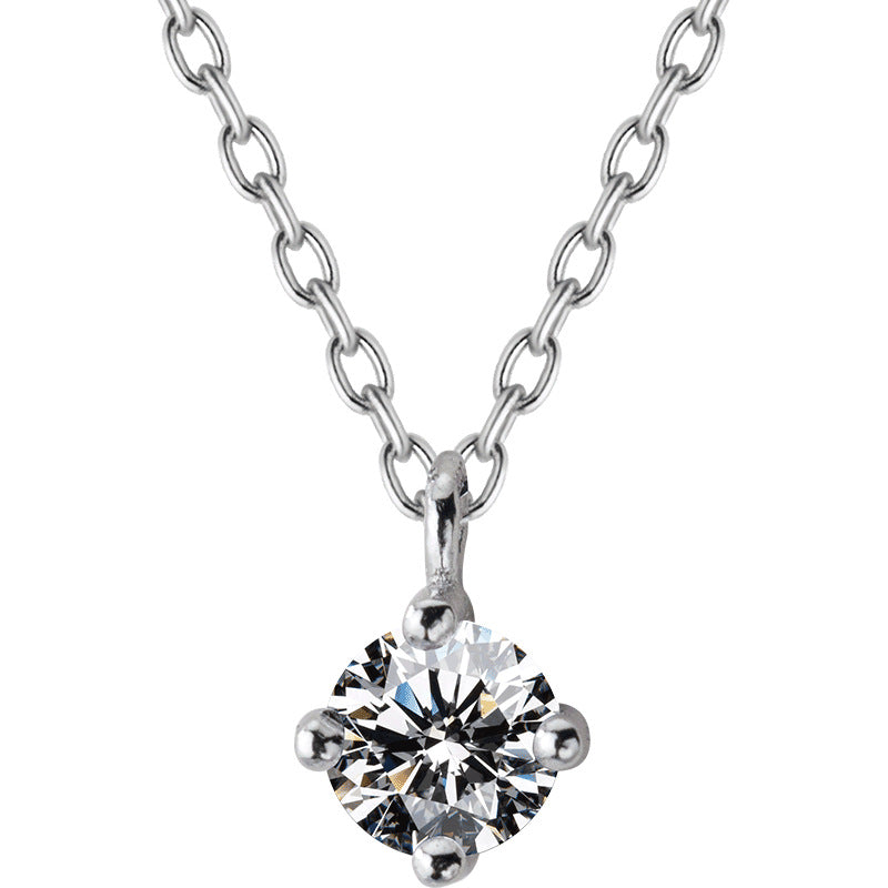 Necklace with Silver Necklace