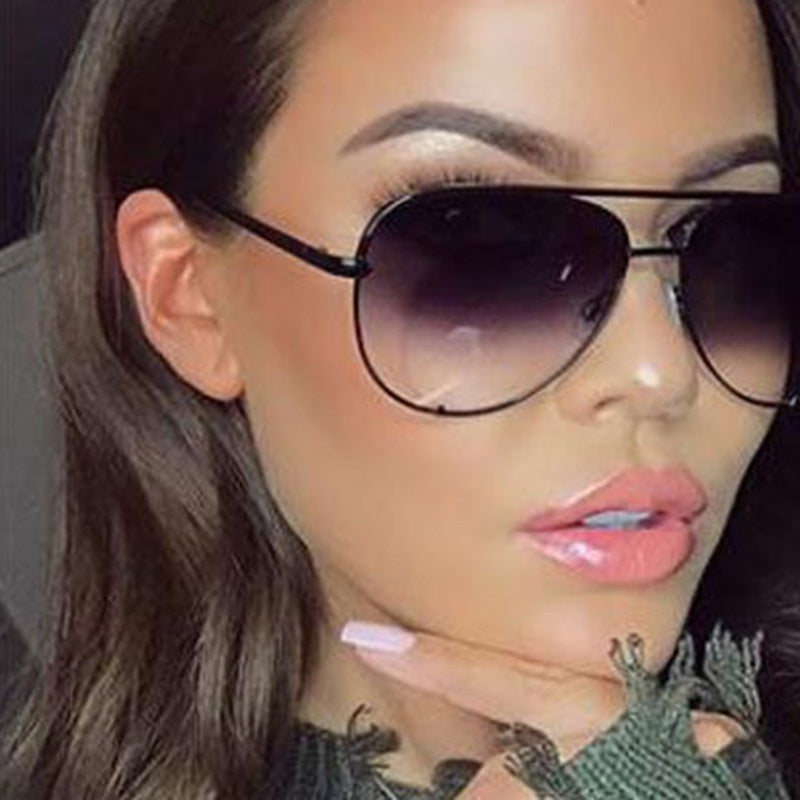 Sunglasses Metal Double-bridge Sunglasses