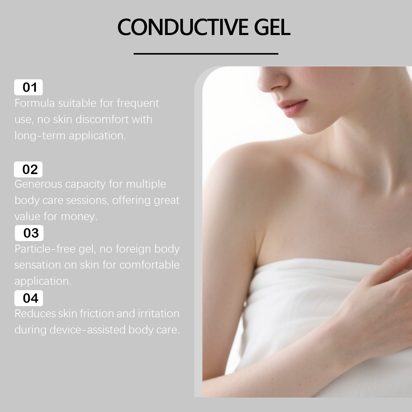 Easy To Apply Quickly Absorbed Skin-friendly And Smooth Care Gel