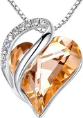 Geometric Heart Of The Ocean Crystal Necklace High-End