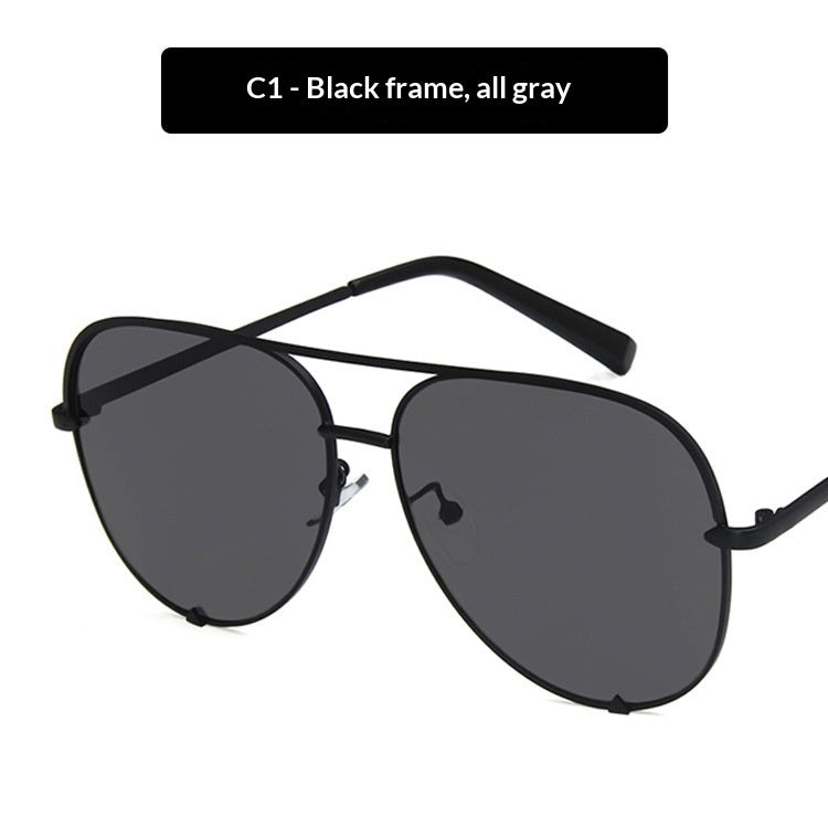 Sunglasses Metal Double-bridge Sunglasses