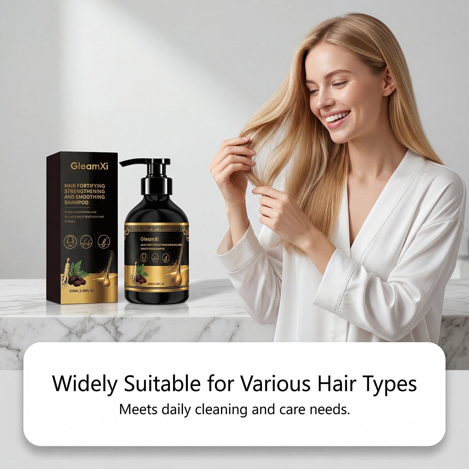 Oil-removing Volumizing Hair Root Care Shampoo